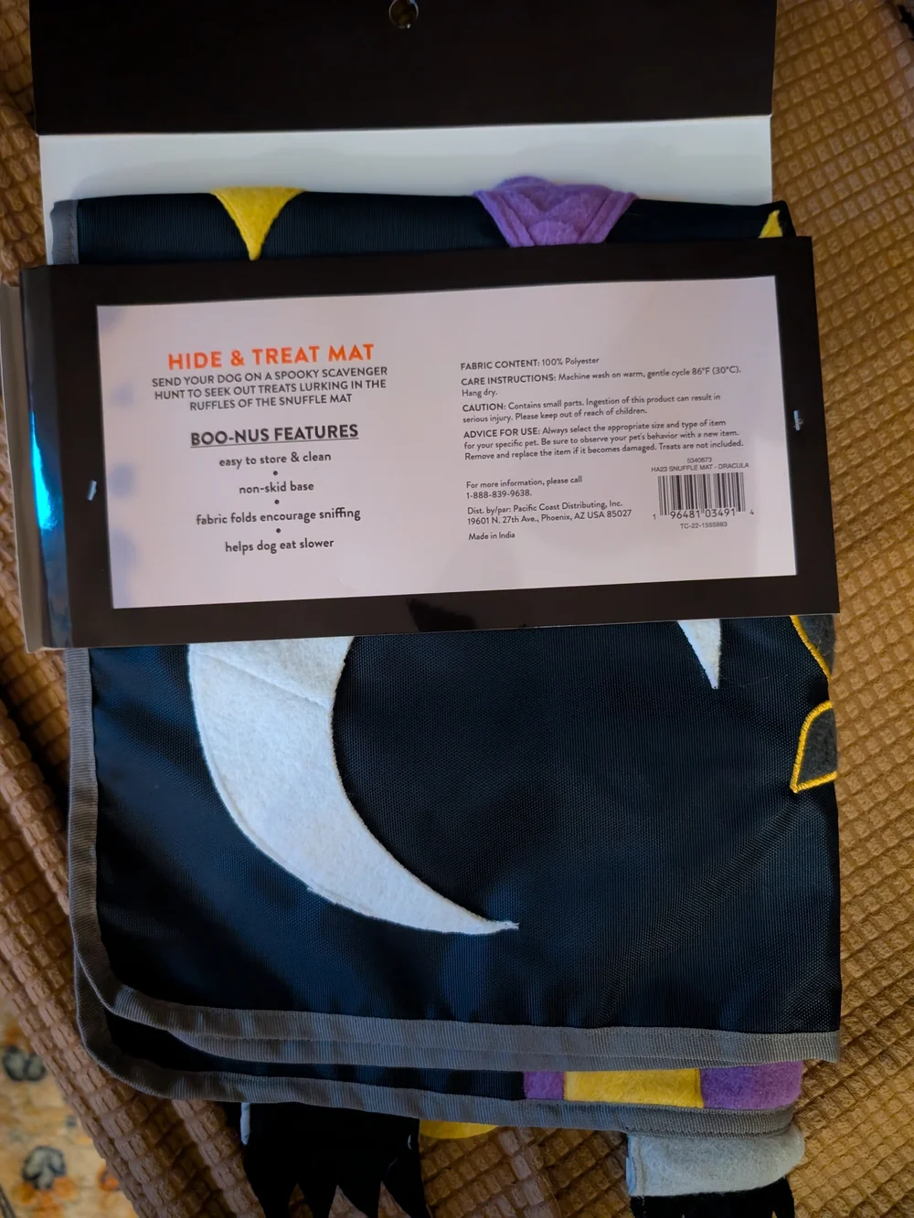 Disney NWT Snuffle Halloween Mats To Hide Treats In